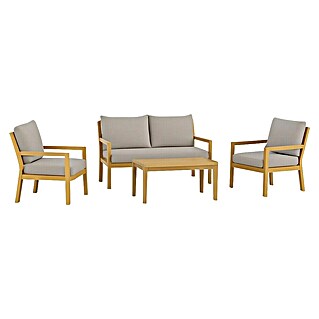 Loungeset Harby (4 -delig, Acaciahout)