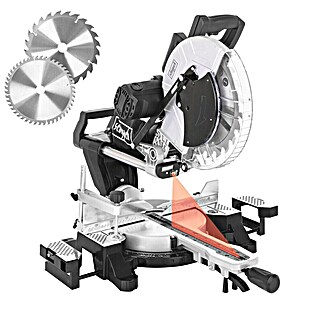 Scheppach Kappzugsäge KZG305-BE (1 800 W, Durchmesser Sägeblatt: 305 mm)