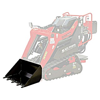HZC Power Erdschaufel mit Zähnen SZ80KL200 (80 l, Passend für: HZC Power Kompaktlader BKL200)