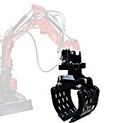 HZC Power Steingreifer SG360 (Mit Hydraulik, Passend für: HZC Power Minibagger (wenige Ausnahmen, siehe Text)) | BAUHAUS