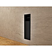Hornacina Egean (L x An x Al: 10 x 17 x 60 cm, Acero inoxidable, Negro) | BAUHAUS