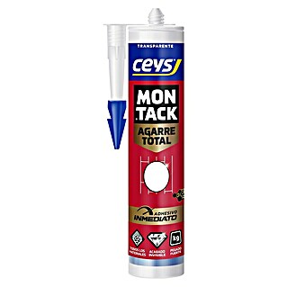 Ceys Adhesivo para montaje Montack (315 ml, Transparente)