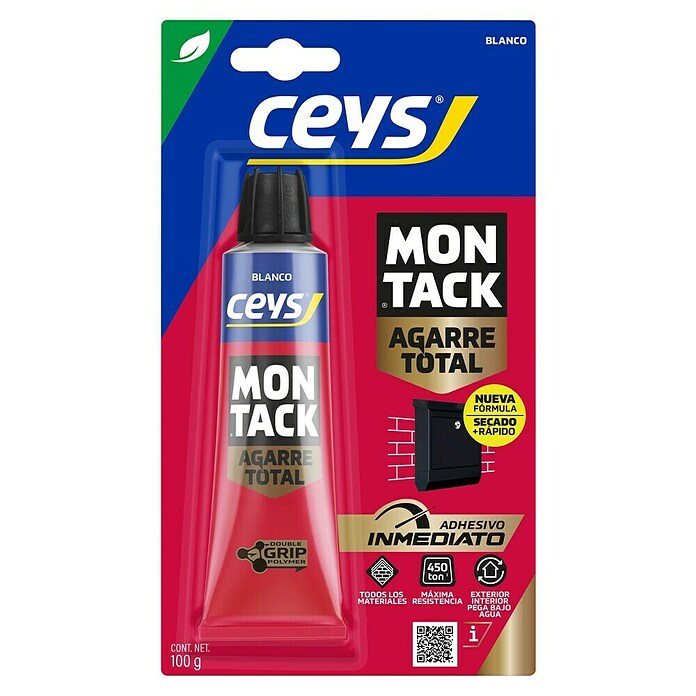 Ceys Adhesivo para montaje Montack Express (Crema, 100 ml)
