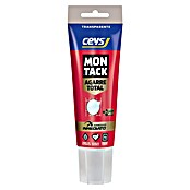 Ceys Adhesivo para montaje Montack Express agarre inmediato invisible (Transparente, 135 g)