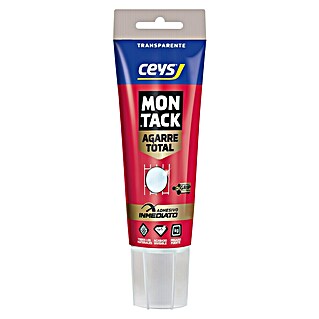 Ceys Adhesivo para montaje Montack Express agarre inmediato invisible (135 g)