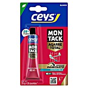 Ceys Adhesivo para montaje Montack puntos fijación removibles  (Blanco, 20 g)