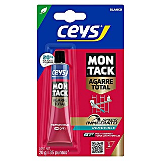 Ceys Adhesivo para montaje Montack puntos fijación removibles (20 g)