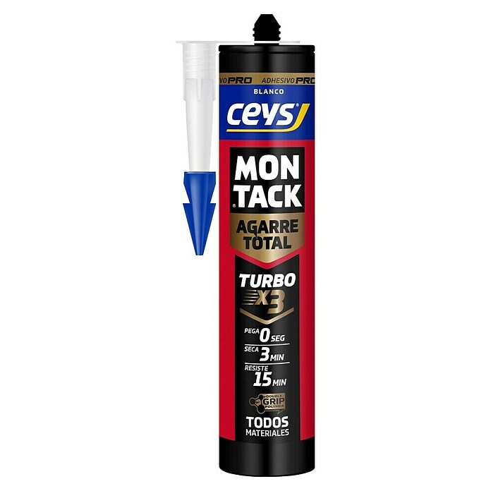 Ceys Adhesivo para montaje Montakit Turbo Pro (450 g, Cartucho) | BAUHAUS