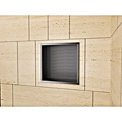 Hornacina Atlantic (L x An x Al: 10 x 33 x 33 cm, Acero inoxidable, Black Gun Metal) | BAUHAUS