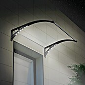 SmartSun Marquesina para puerta Easy LED (120 x 97 x 31,6 cm, Antracita) | BAUHAUS