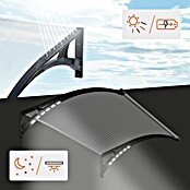 SmartSun Marquesina para puerta Easy LED (120 x 97 x 31,6 cm, Antracita) | BAUHAUS