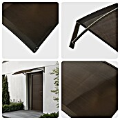 SmartSun Marquesina para puerta Paris (100 x 80 x 25 cm, Antracita) | BAUHAUS