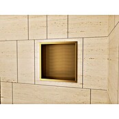 Hornacina Atlantic (L x An x Al: 10 x 33 x 33 cm, Acero inoxidable, Oro) | BAUHAUS