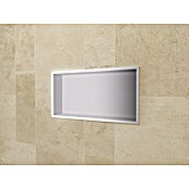 Hornacina Pacific (L x An x Al: 10 x 63 x 33 cm, Acero inoxidable, Níquel) | BAUHAUS
