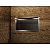 Hornacina Oceanic Led (L x An x Al: 10 x 33 x 63 cm, Acero inoxidable, Black Gun Metal) | BAUHAUS