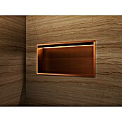 Hornacina Oceanic Led (L x An x Al: 10 x 33 x 63 cm, Acero inoxidable, Oro Rosa) | BAUHAUS