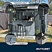 Suncast Gartenhaus Cabana (L x B x H: 250 x 222 x 226 cm, Kunststoff, Cool Gray) | BAUHAUS