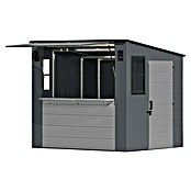Suncast Gartenhaus Cabana (L x B x H: 250 x 222 x 226 cm, Kunststoff, Cool Gray) | BAUHAUS