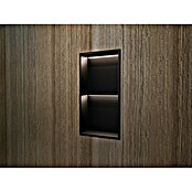 Hornacina Marshall (L x An x Al: 10 x 33 x 63 cm, Acero inoxidable, Negro) | BAUHAUS