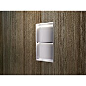 Hornacina Marshall (L x An x Al: 10 x 33 x 63 cm, Acero inoxidable, Níquel) | BAUHAUS
