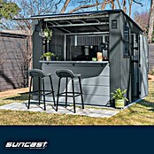 Suncast Gartenhaus Cabana (L x B x H: 250 x 222 x 226 cm, Kunststoff, Cool Gray) | BAUHAUS