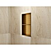 Hornacina Artic (L x An x Al: 10 x 33 x 63 cm, Acero inoxidable, Oro) | BAUHAUS