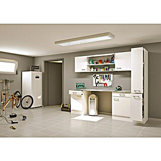 Flex-Well Lucca Kunststoff-Mehrzweckschrank Typ 2 (Breite: 240 cm, Weiß)