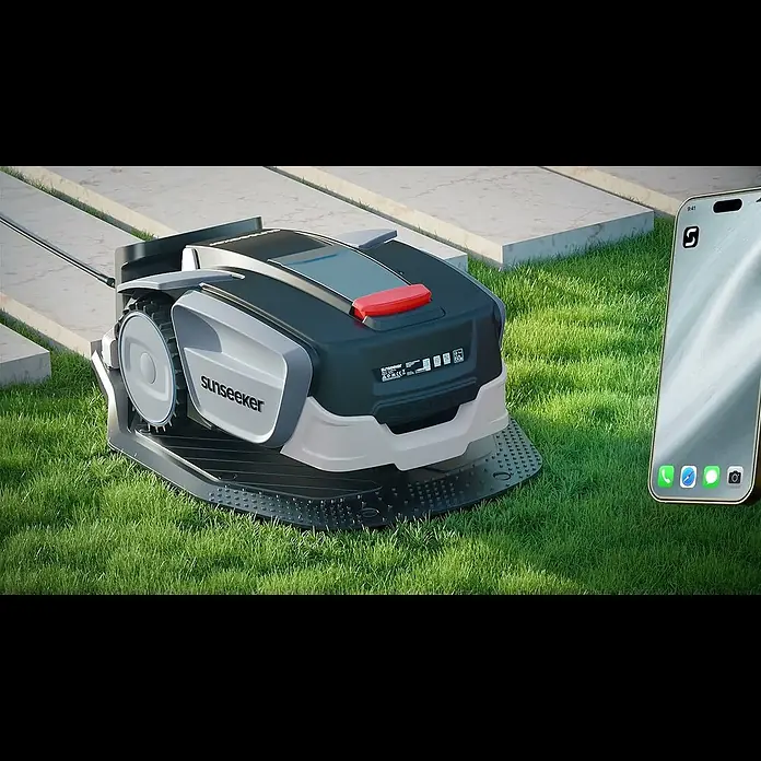 Sunseeker Mähroboter S5 - 1.600 m², Schnittbreite: 20 cm, Kamera-gestützte Navigation, RTK - So verwenden Sie den Sunseeker S5