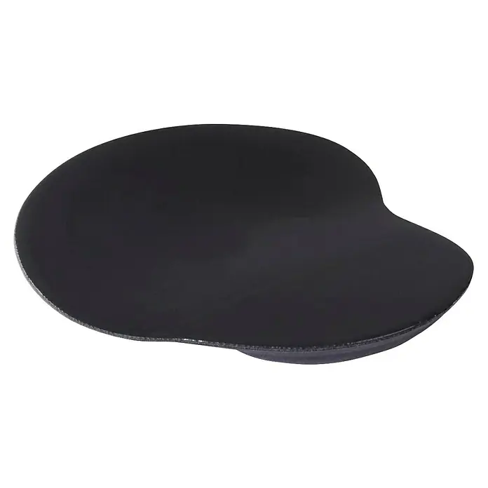 Hama Unterlage Mousepad Ergonomic 00054779 - Schwarz, 21,5 x 25,5 cm - Ergonomische schwarze Maus-Handauflage für bequeme Unterstützung von Computernutzern.