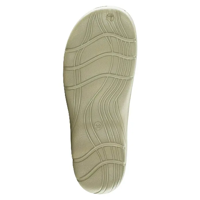 Black Fox Gartenclogs Winterschuh Sherlow - Schuhgröße: 43, Khaki - Helle beigefarbene Schuhsohle mit welligem Profil und Größe 39.