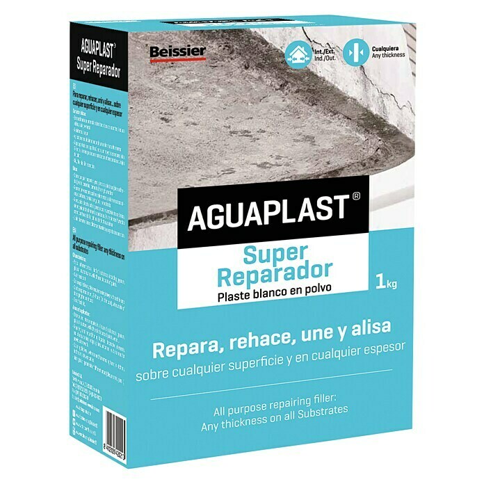 Beissier Aguaplast Plaste Super reparador  (Blanco, 1 kg)