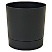 Siena Garden Pflanzgefäß Tarifa Pure (Ø x H: 22,5 x 24 cm, Anthrazit, Material aus Polypropylen, 1 Stk.) | BAUHAUS