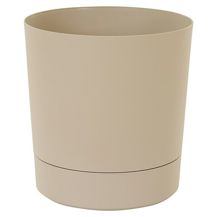 Siena Garden Pflanzgefäß Tarifa Pure (Ø x H: 32,5 x 28 cm, Creme, Material aus Polypropylen, 1 Stk.) | BAUHAUS