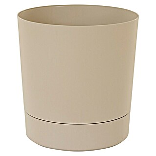 Siena Garden Pflanztopf Tarifa Pure (Creme, Außenmaß (Ø x H): 32 x 28 cm, Material aus Polypropylen, 1 Stk.)
