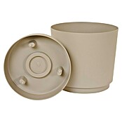 Siena Garden Pflanzgefäß Tarifa Pure (Ø x H: 32,5 x 28 cm, Creme, Material aus Polypropylen, 1 Stk.) | BAUHAUS