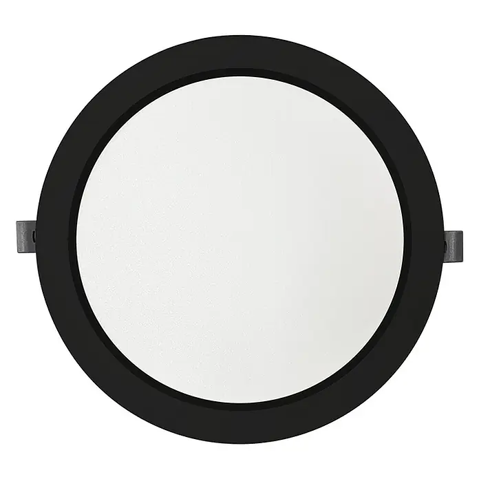 Luxula LED-Einbauleuchte - 24 W, Schwarz, Weiß, Mehrfarbig