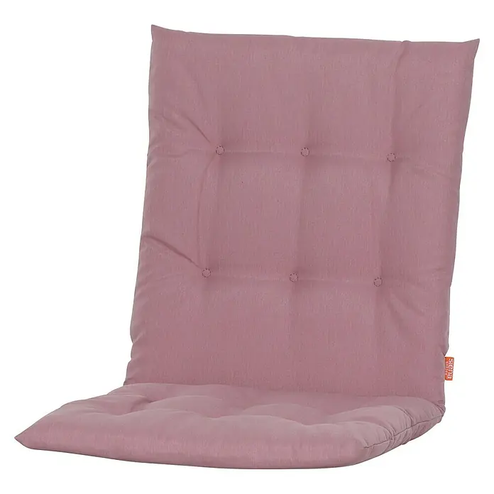 Siena Garden Atria Sitzauflage - L x B x H: 96 x 46 x 3 cm, Altrosa, Polyester, 1 Stk. - Mauves, getuftetes Stuhlkissen für Sitz- und Rückenlehne aus weichem Stoff.
