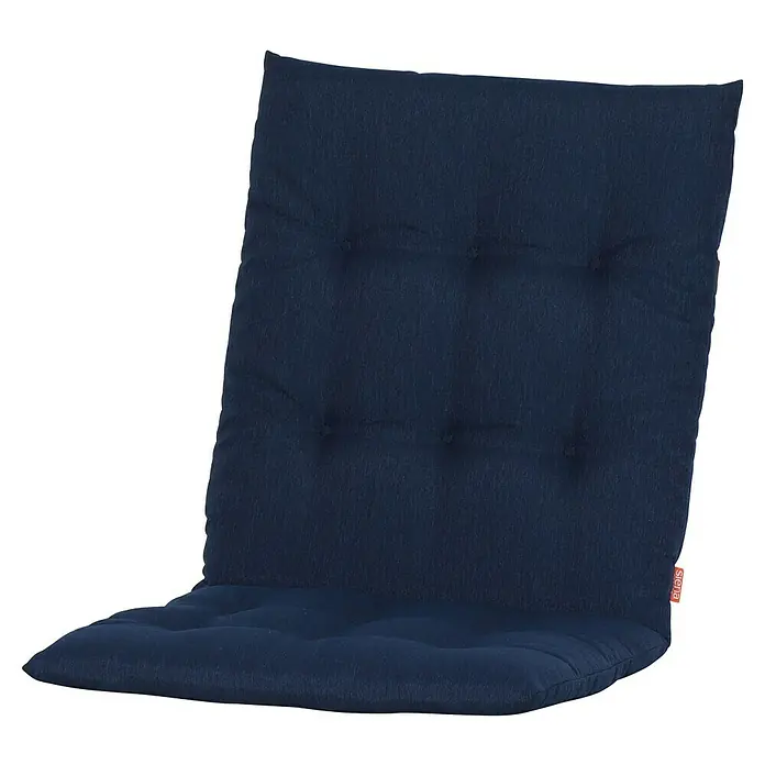 Siena Garden Atria Sitzauflage - L x B x H: 96 x 46 x 3 cm, Blau, Polyester, 1 Stk. - Navyblaues getuftetes Outdoor-Sitzkissen.