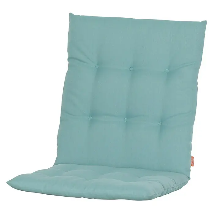 Siena Garden Atria Sitzauflage - L x B x H: 96 x 46 x 3 cm, Wasabi, Polyester, 1 Stk. - Hellblaues, gestepptes Gartenstuhlauflage aus Stoff.