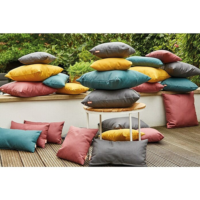 Siena Garden Kissen BELLA (Passend für: Loungemöbel, 45 x 25 cm, Anthrazit, 1 Stk.) | BAUHAUS