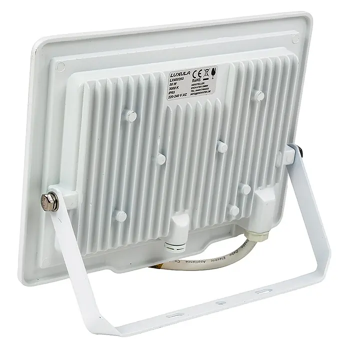 Luxula LED-Strahler - 50 W, 5.000 lm, L x B x H: 21,7 x 2,6 x 18,5 cm, IP65