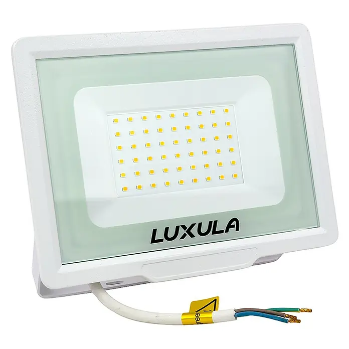 Luxula LED-Strahler - 50 W, 5.000 lm, L x B x H: 21,7 x 2,6 x 18,5 cm, IP65