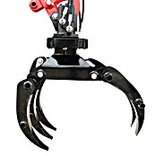 HZC Power Holzgreifer HH360 (Mit Hydraulik, Passend für: HZC Power Minibagger (wenige Ausnahmen, siehe Text)) | BAUHAUS