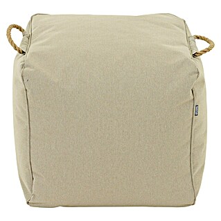 Siena Garden Sitzhocker Integral (B x T x H: 48 x 46 x 46 cm, Walnuss, Polyester)