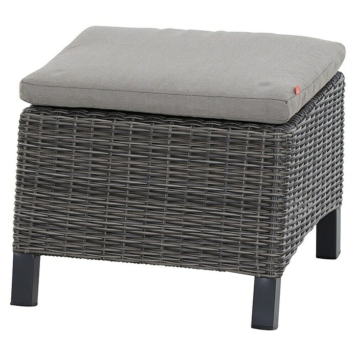 Siena Garden Corido Gartenhocker (Charcoal, Aluminium) | BAUHAUS