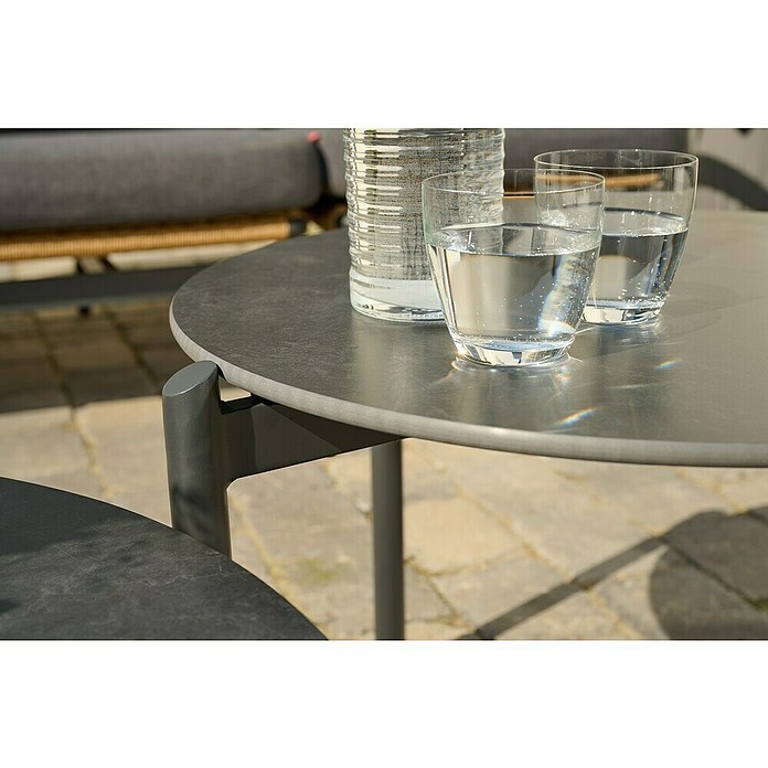 Siena Garden Roma Garten-Loungetisch (Durchmesser: 80 cm) | BAUHAUS