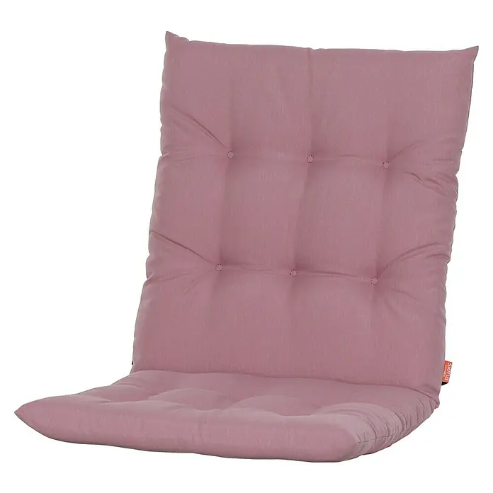 Siena Garden Atria Sitzauflage - L x B x H: 100 x 48 x 8 cm, Altrosa, Polyester, 1 Stk. - Weiches, getuftetes Stuhlkissen in Mauve mit Rückenlehne und Sitzfläche.