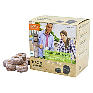 Siena Garden Quelltabletten (Durchmesser: 3,5 cm)
