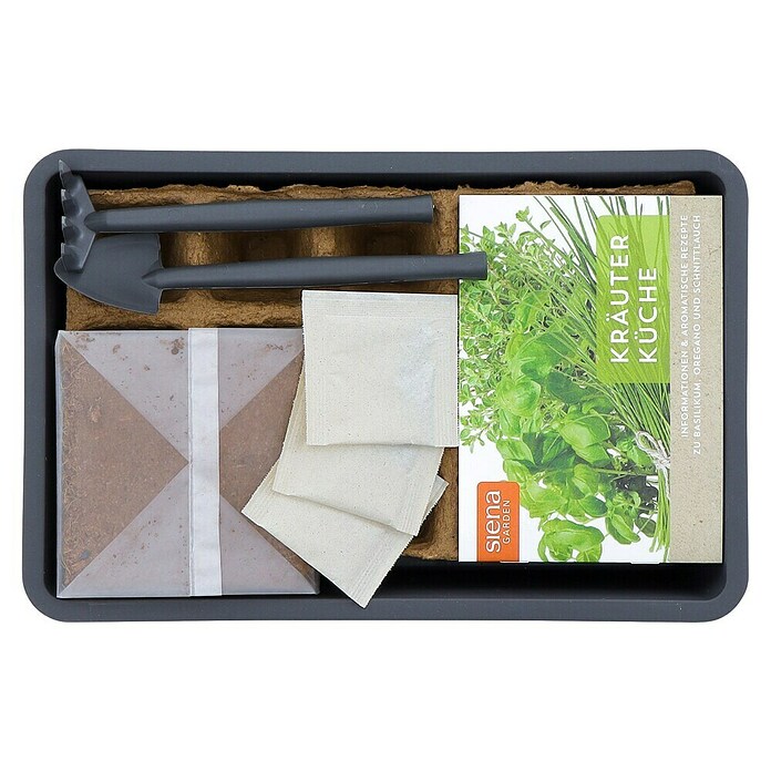 Siena Garden Anzucht-Set MALMÖ (Anthrazit, 29 x 19 x 19 cm, Kunststoff) | BAUHAUS
