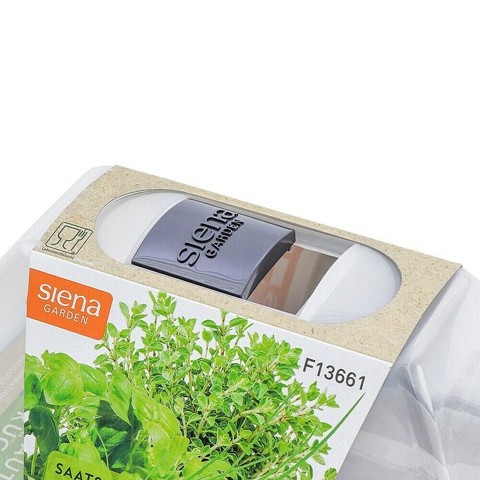 Siena Garden Anzucht-Set MALMÖ (Anthrazit, 29 x 19 x 19 cm, Kunststoff) | BAUHAUS